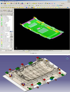 3D CADによる設計データ写真